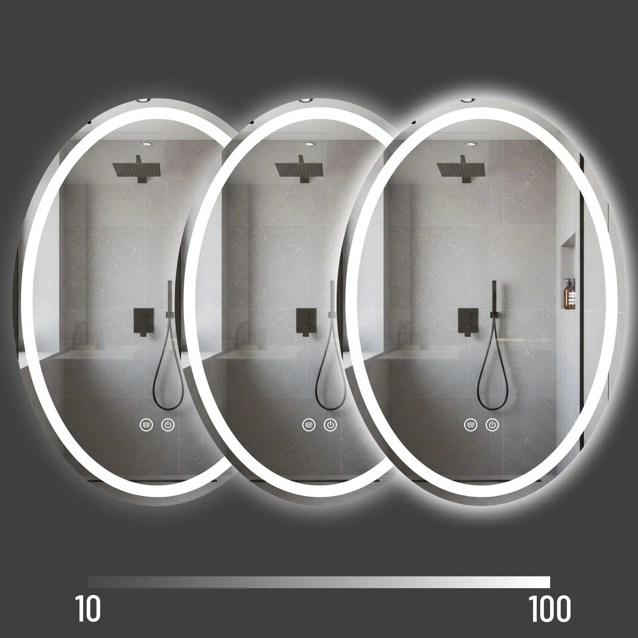 LED Tükör Marco 60x80 Cm 5