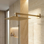 Zuhanykar Négyzet Alakú REA JS-9022BG 40cm Brush Gold 5