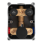 Rejtett Zuhanyszett Rea LUNGO Black Matt BOX 5