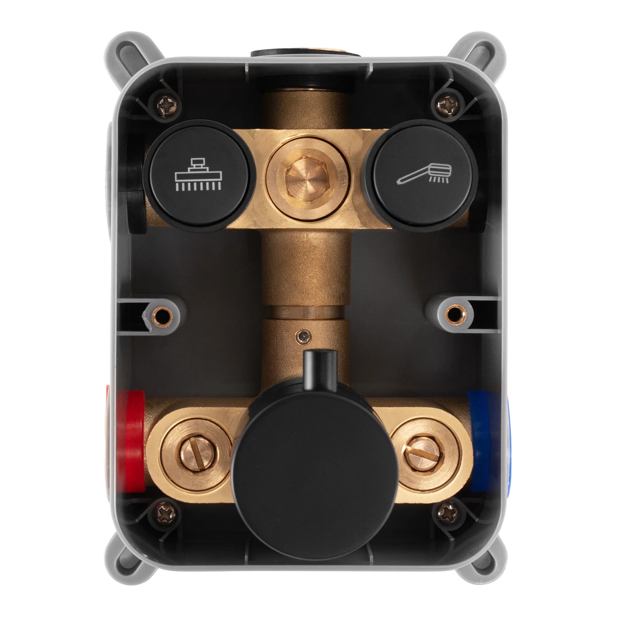 Rejtett Zuhanyszett Rea LUNGO Black Matt BOX 5