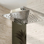 Négyzet Alakú Zuhanyfej REA JS-P015 25cm Chrome 5