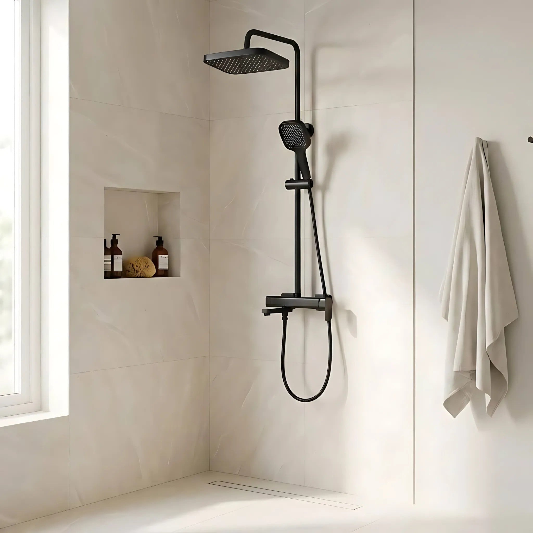 Zuhanyszett Rea Arlo Black 5