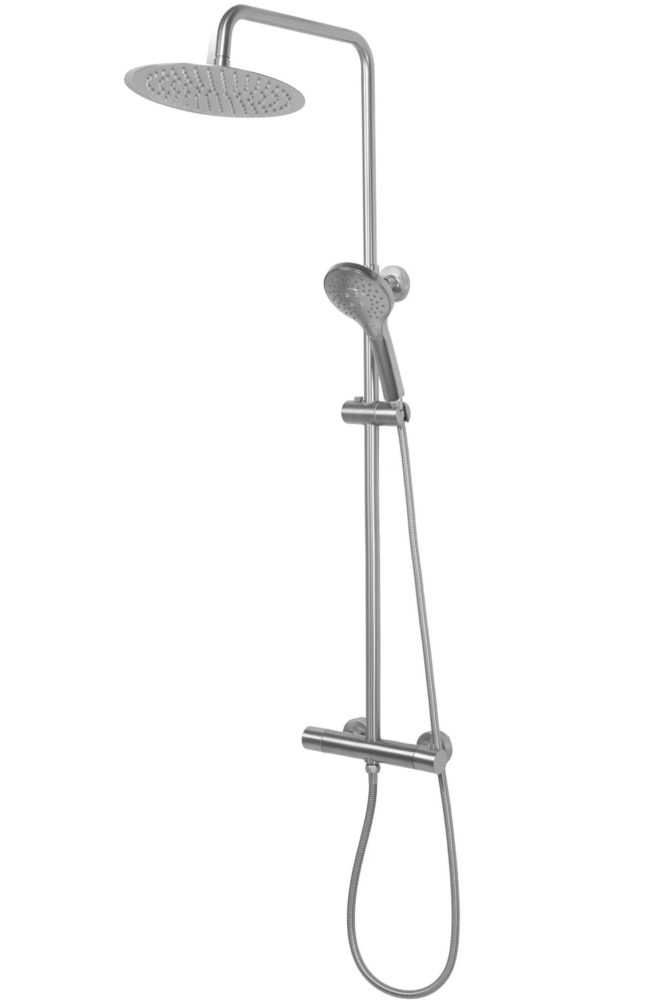 Zuhanyszett Termosztátos REA VINCENT NICKEL BRUSH INOX 5