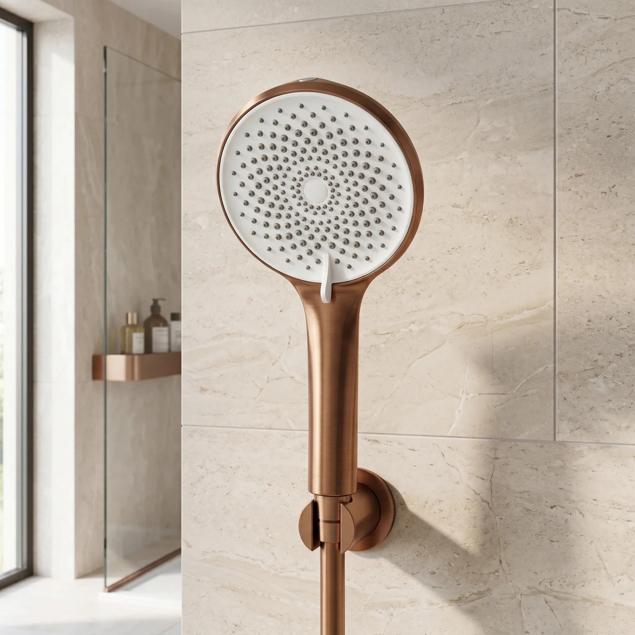 Rea JS-020 BRUSH COPPER Zuhanyfej 5