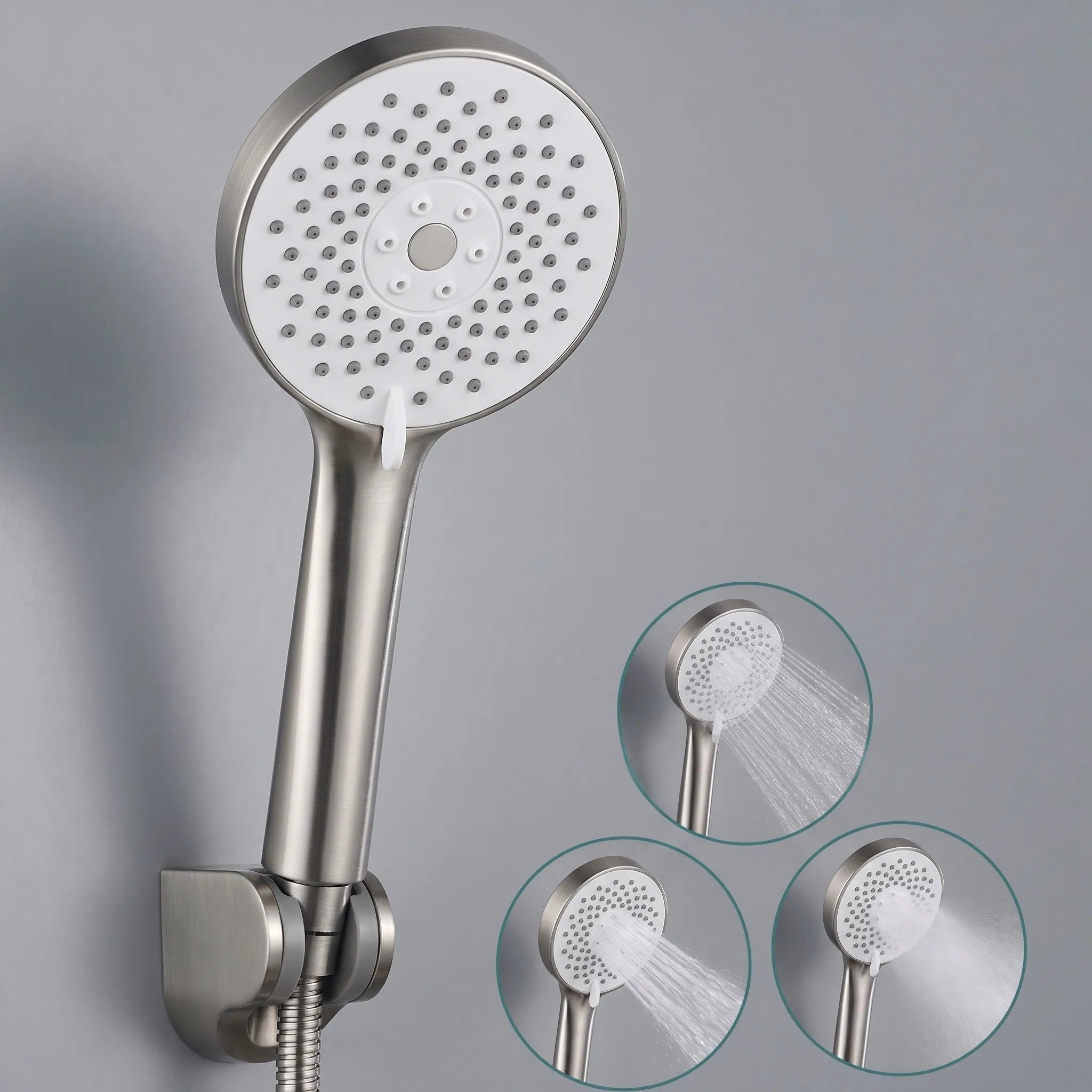 Rea JS-019 BRUSH NICKLE Zuhanyfej 5