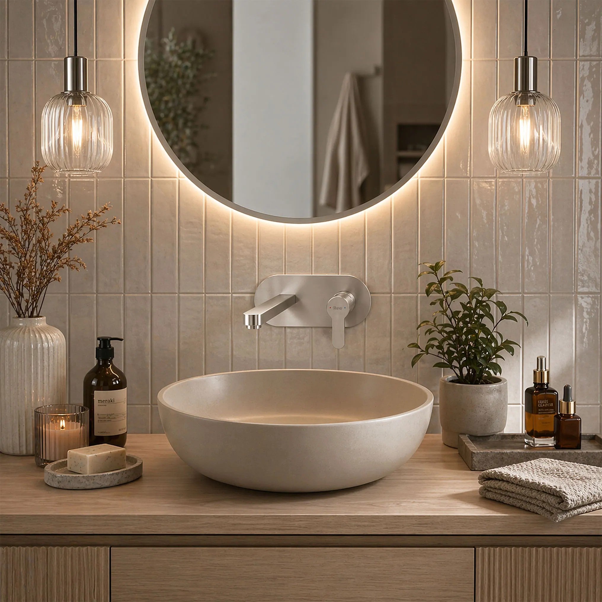 Falra Szerelhető Csaptelep REA Arcos Brush Nickel 5