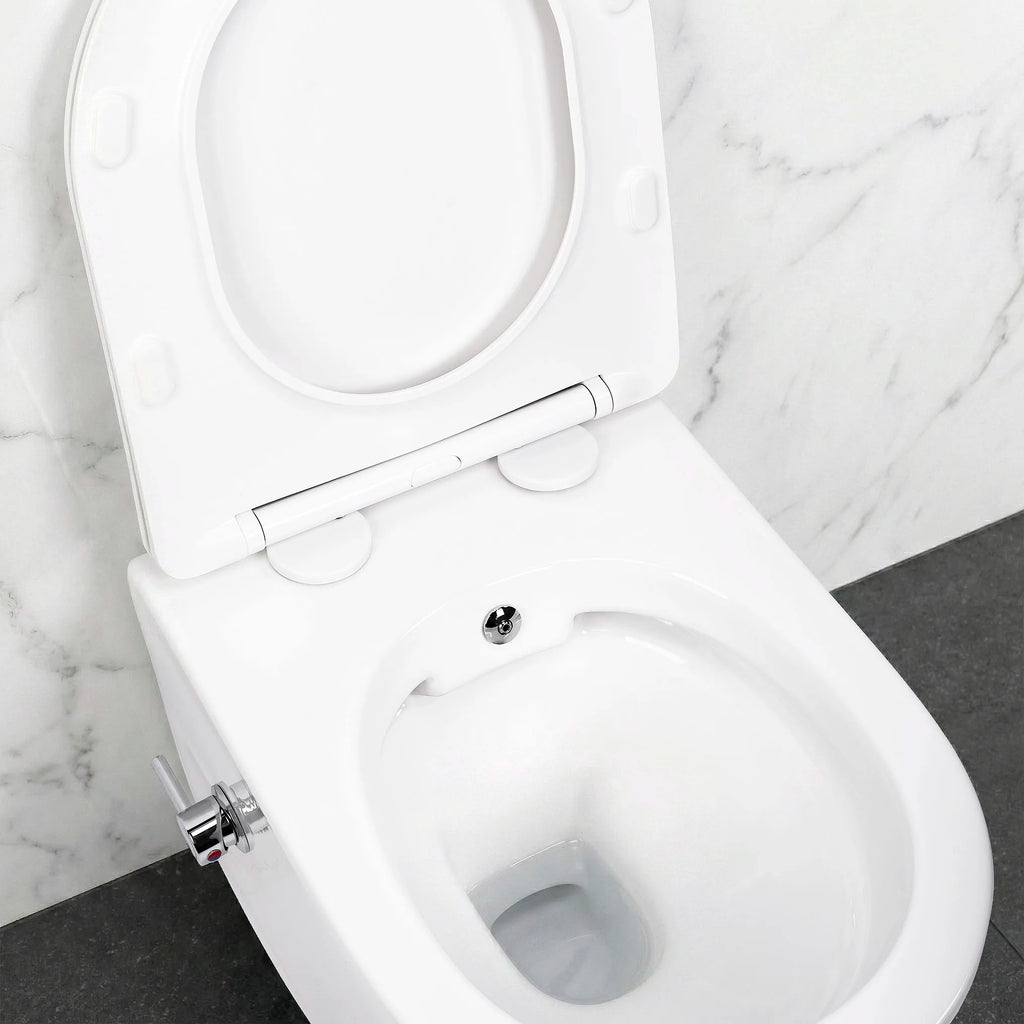 REA Carlo Lux Rimless Fali Függesztésű WC-csésze Bidé Funkcióval 5