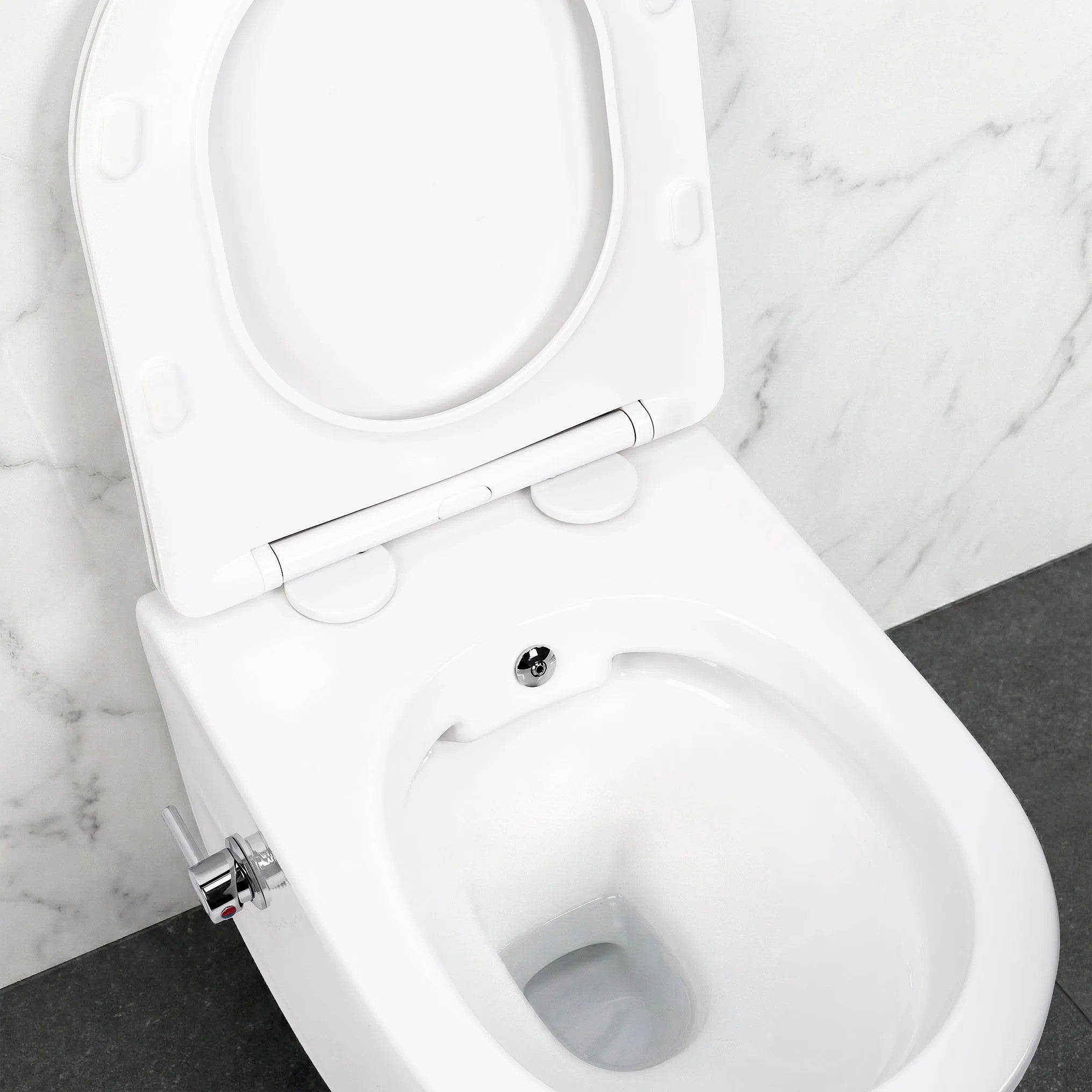 REA Carlo Lux Rimless Fali Függesztésű WC-csésze Bidé Funkcióval 5