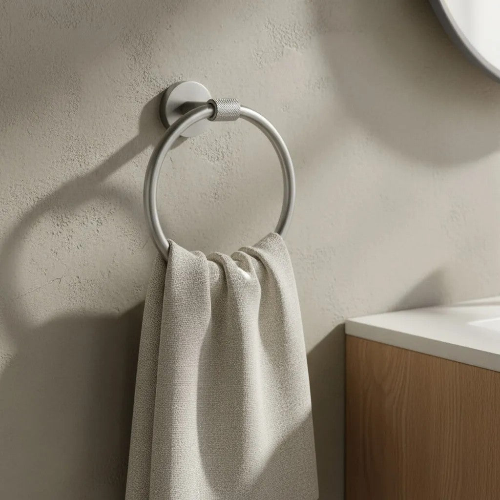 Fürdőszoba Fogas Ring 5710 Galo Brush Nickel 5