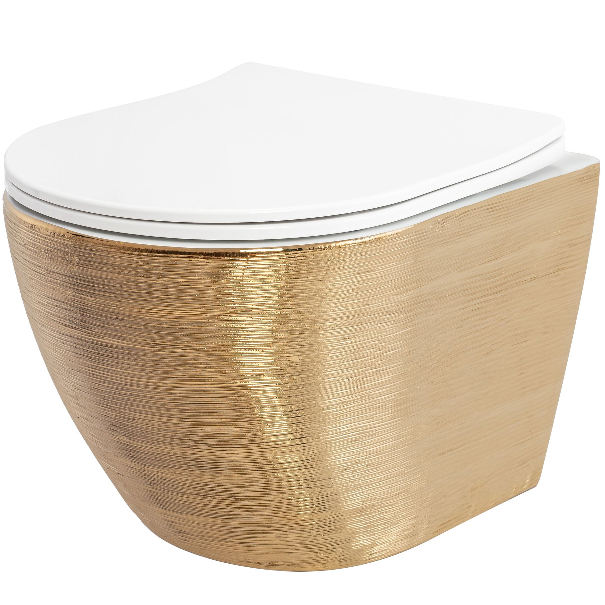 Wc Csésze Carlo Flat Brush Gold 1