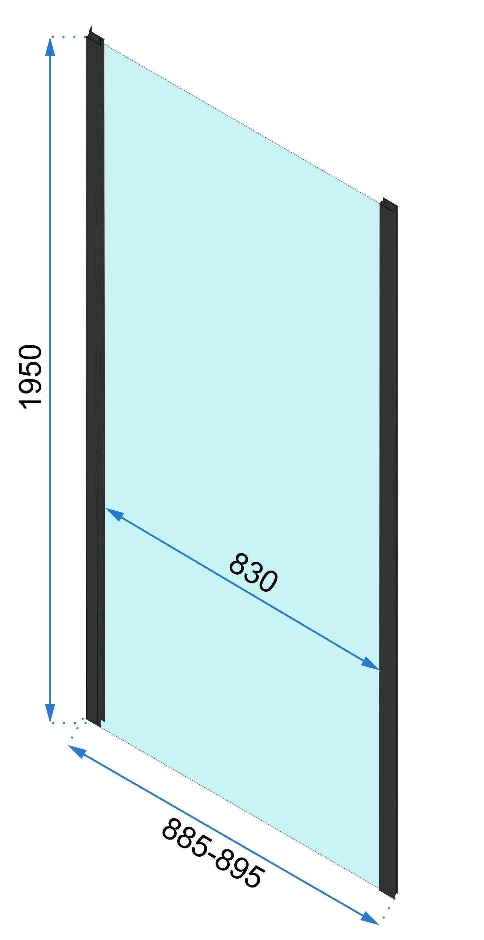 Sarok Zuhanykabin Rapid Slide 160x100 14