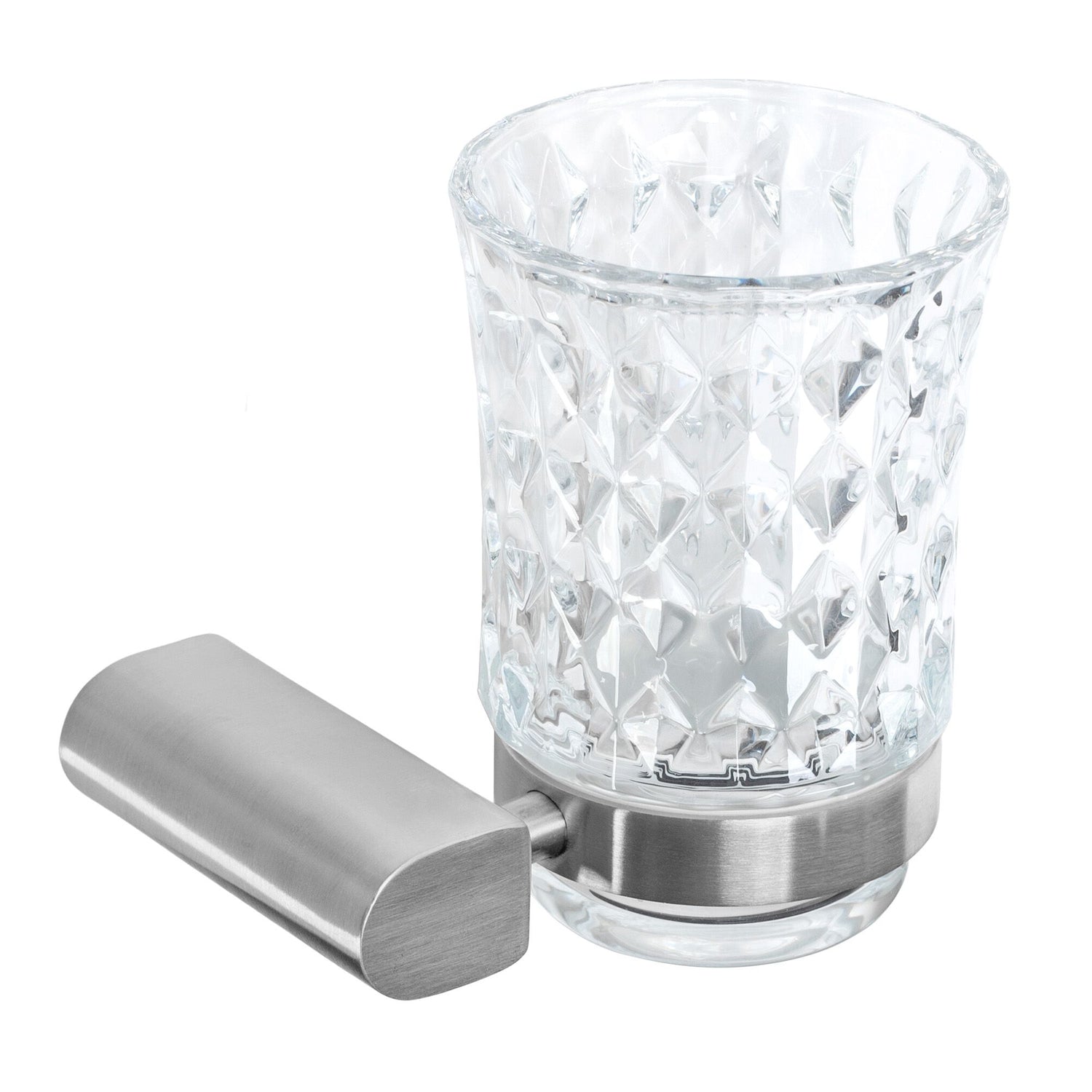 Fürdőszobai Pohár Brushed Nickel 322224 1