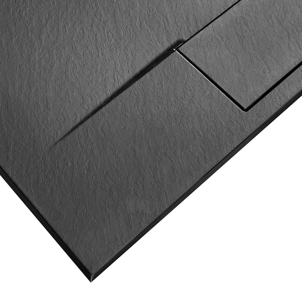 Zuhanytálca Bazalt Black 90x120 6