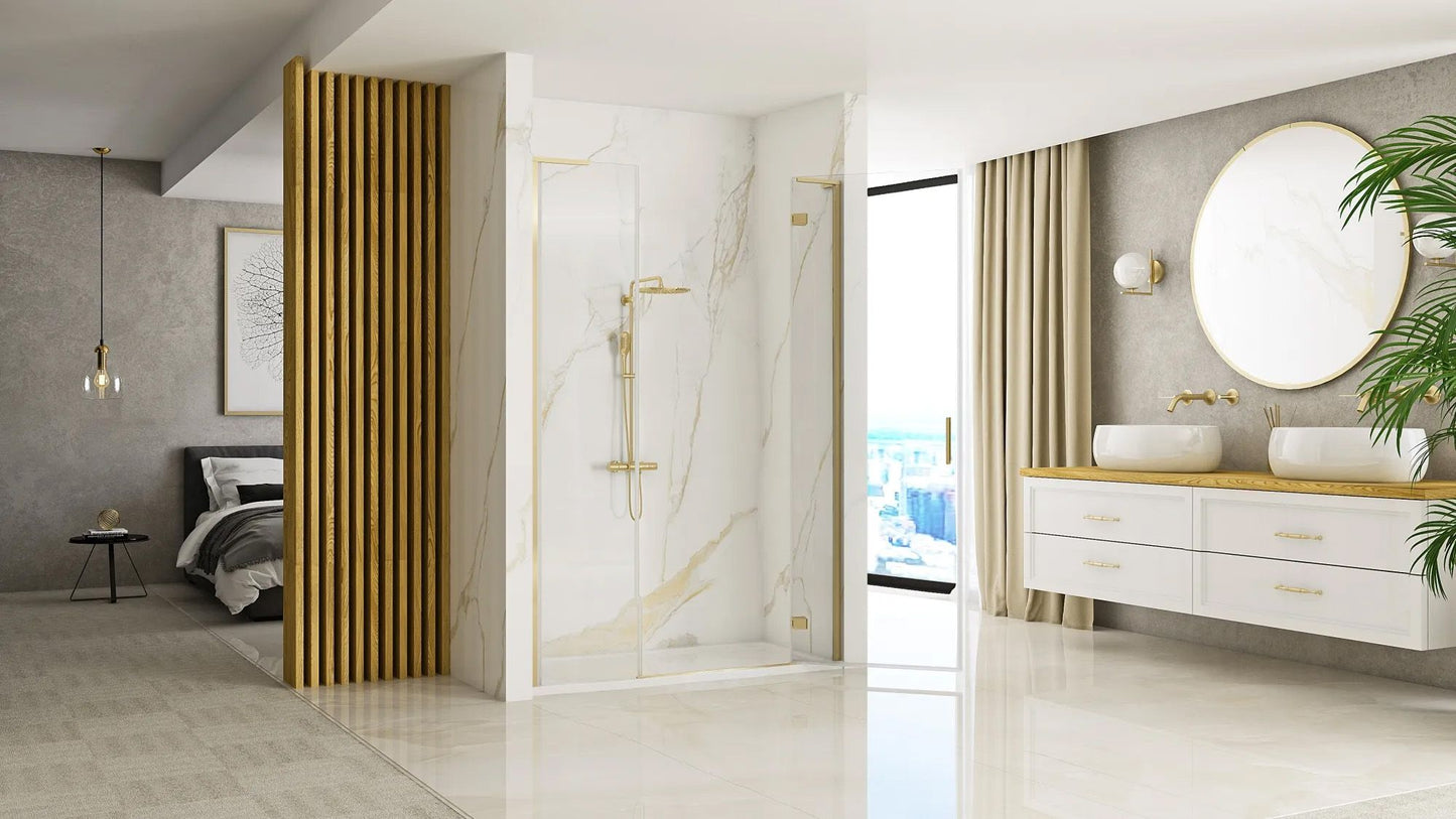 Zuhanyajtó Rea Hugo 100 Gold Brush + Zuhanyfal 30 3