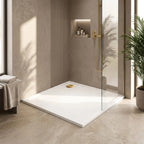 Zuhanytálca Savoy White 90x90 Króm Fedél 6