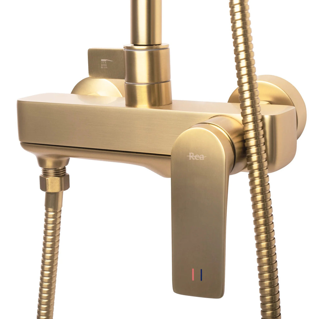 Zuhanyszett REA AVALON GOLD BRUSH 6