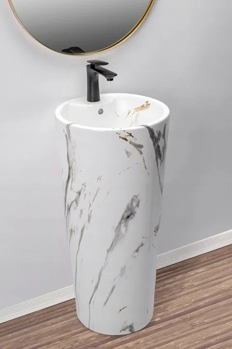Szabadon Álló Mosdó REA Blanka Marble Marmur 6