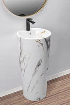 Szabadon Álló Mosdó REA Blanka Marble Marmur 6