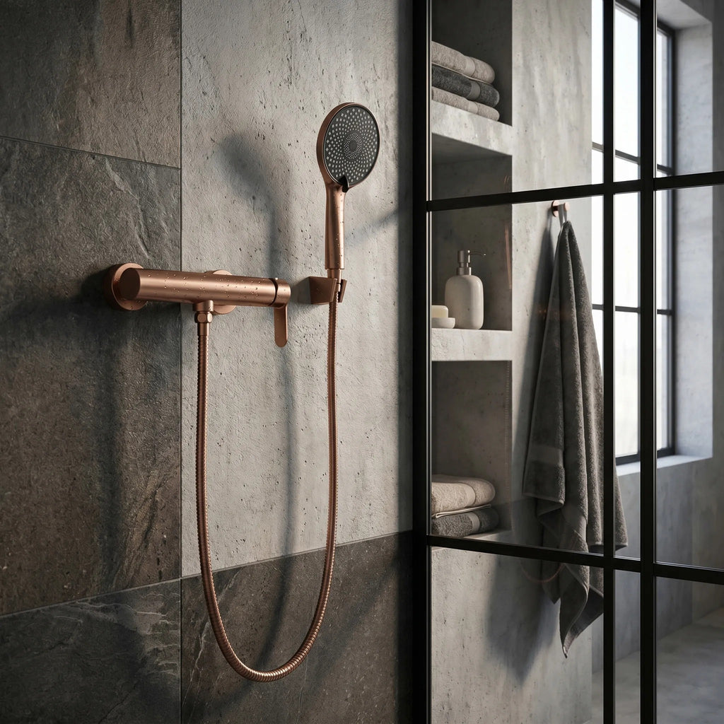 Zuhanycsaptelep Arcos Brush Copper 6