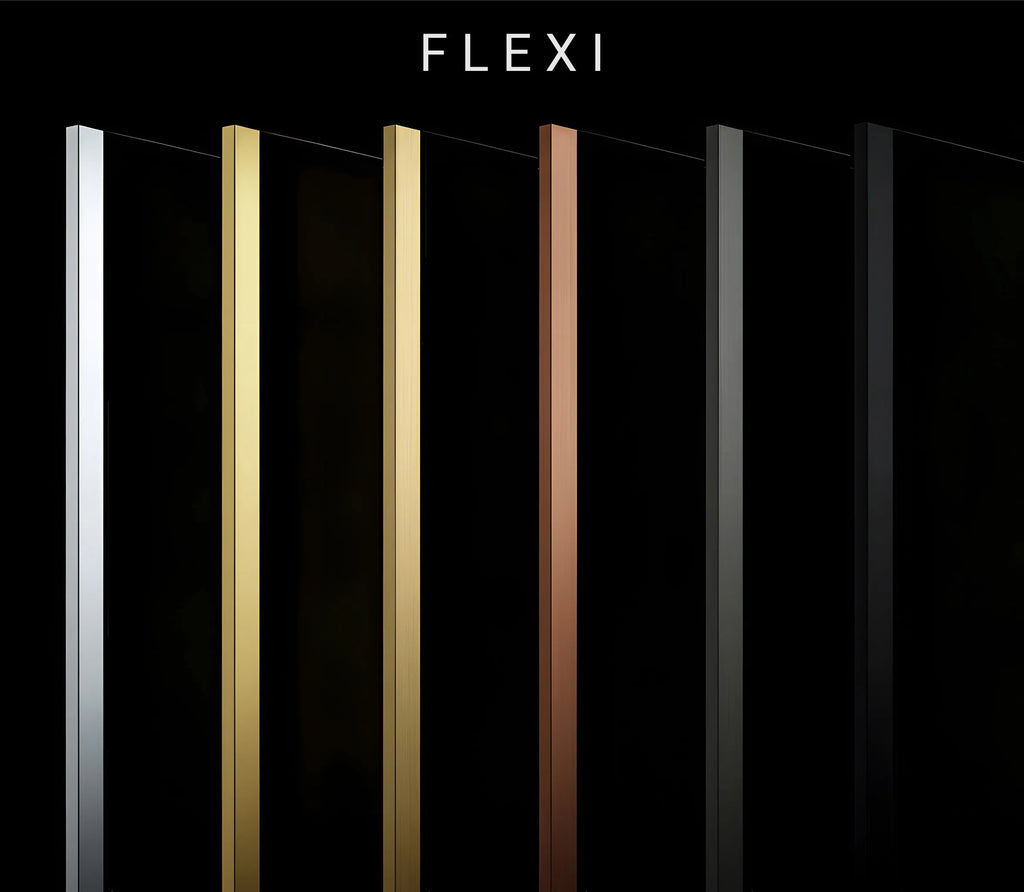 Zuhanyfal Rea Flexi Transparent / Chrome 140 6