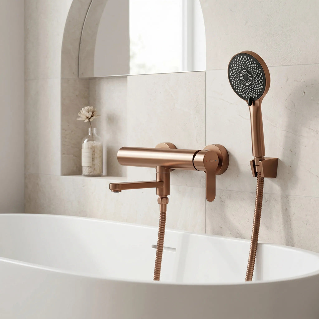 Kádtöltő Csaptelep Rea Arcos Brushed Copper 6