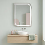LED Tükör ZONE 80x60 BRUSH NICKEL 6