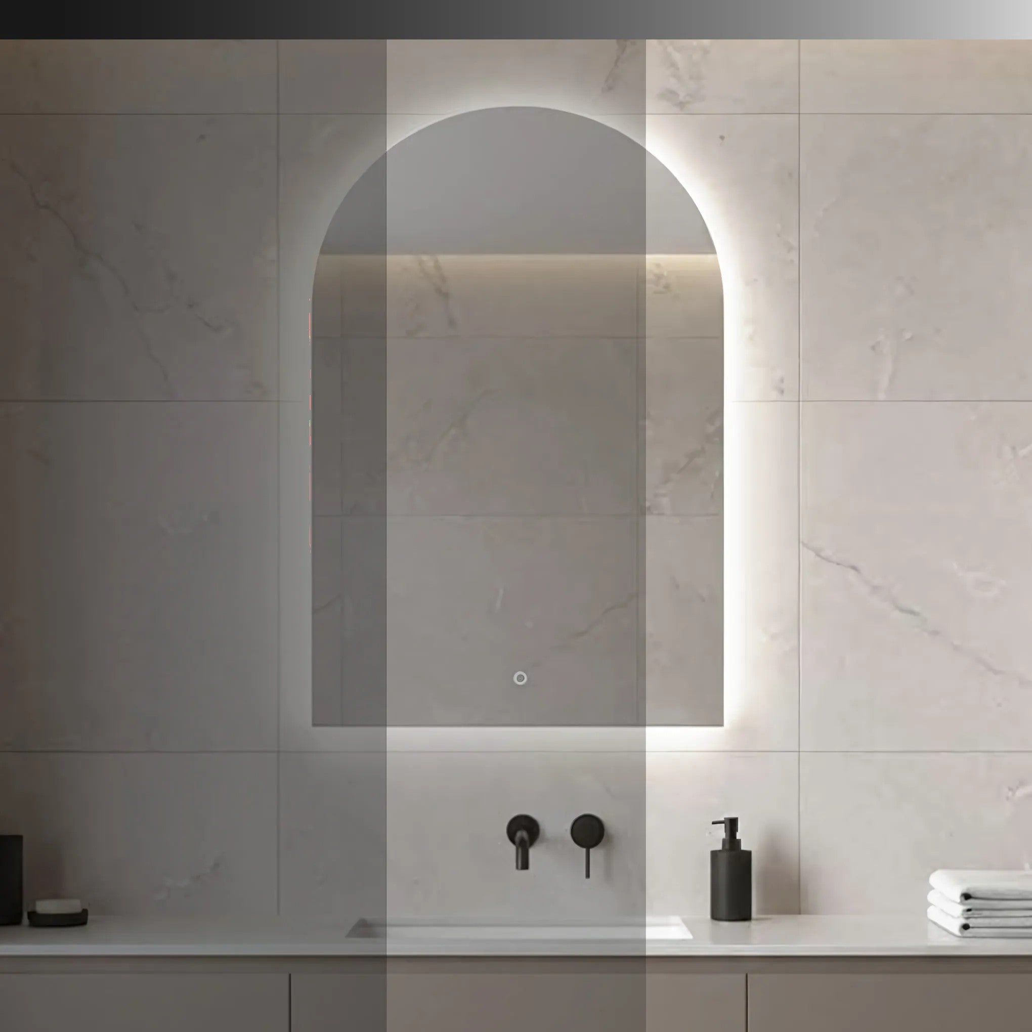 LED Tükör 90x60cm TOP-1 6