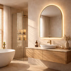 LED Tükör 80x60cm CAMLOT Brush Gold 6