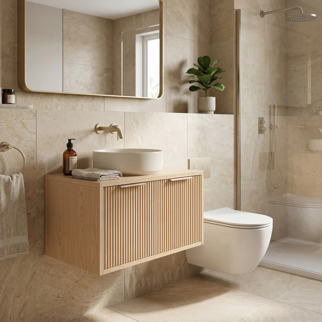 Mosdószekrény Rea Core 60cm Beige 6