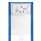 Beépíthető WC Tartókeret Szett Slim 024N HD Chrome Nyomólappal 6