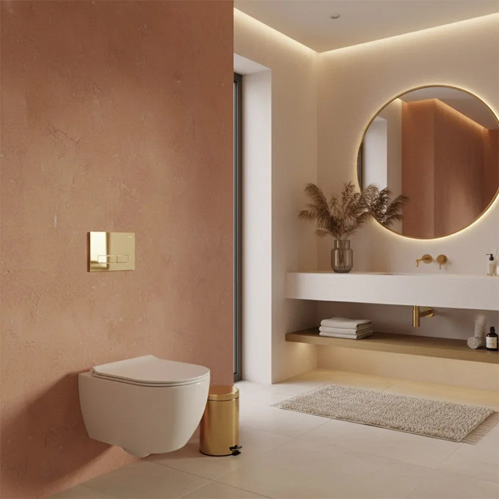 WC Öblítő Gomb Rea HD K011A-Q És Slim 024N Gold 6