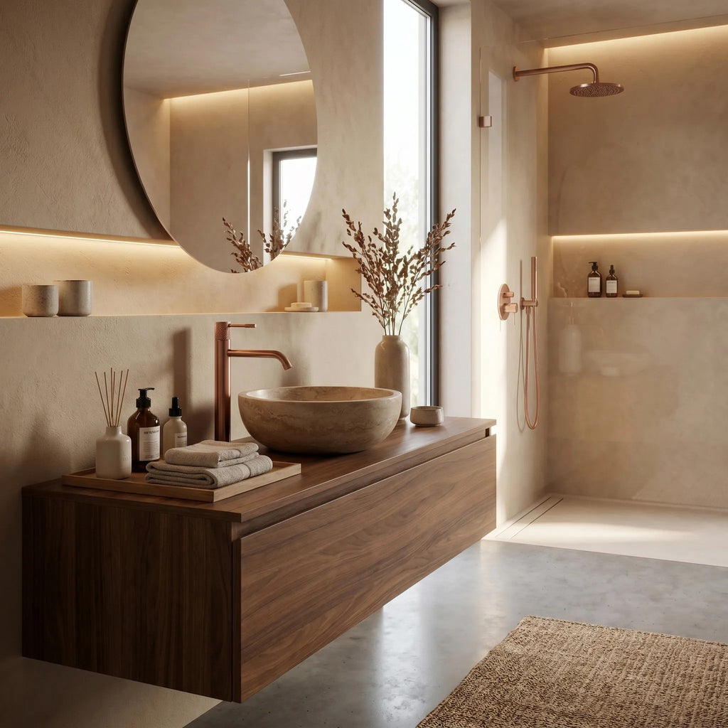Fürdőszobai Csaptelep Rea Venti Brush Copper High 6