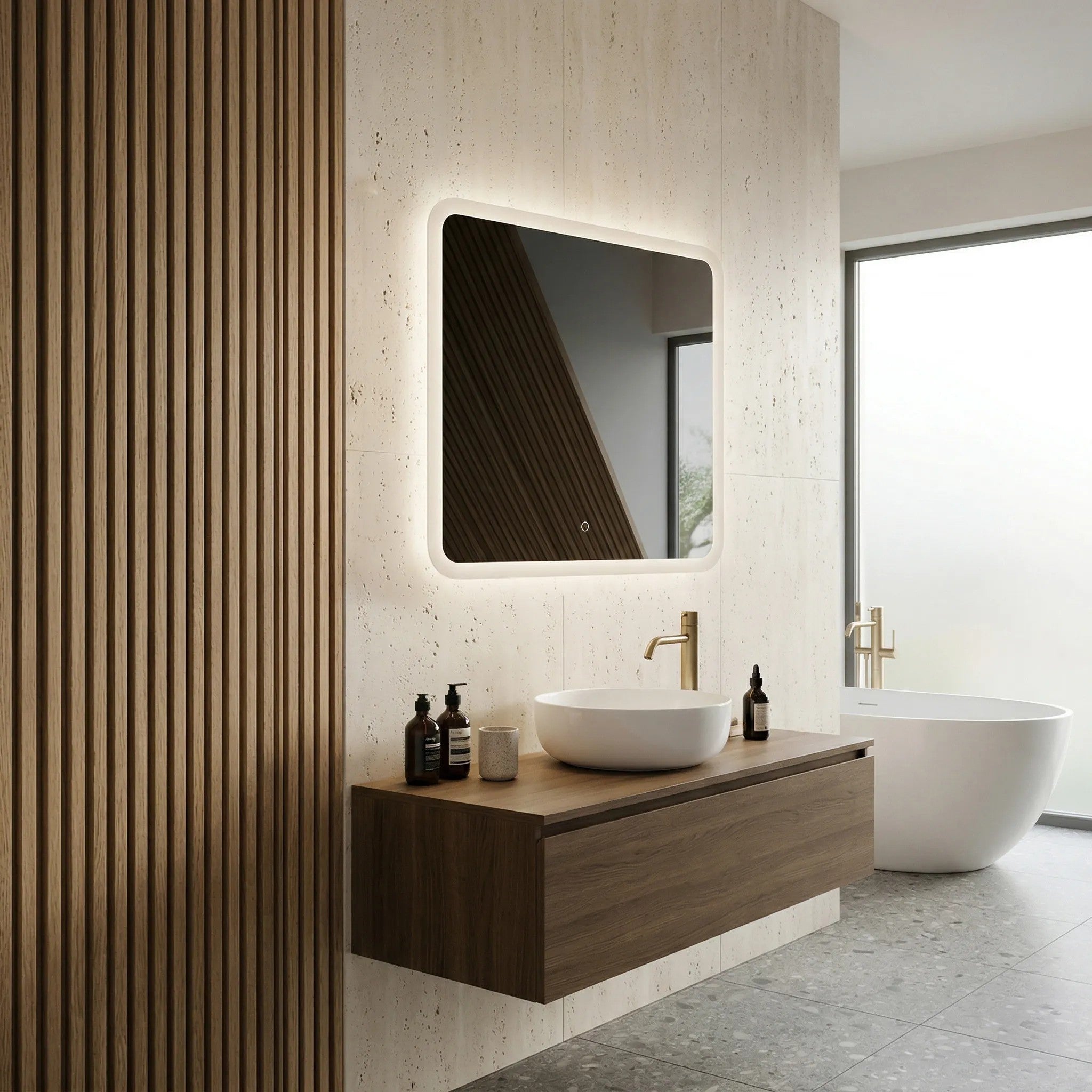 LED Tükör 70x70cm TOP-2 6