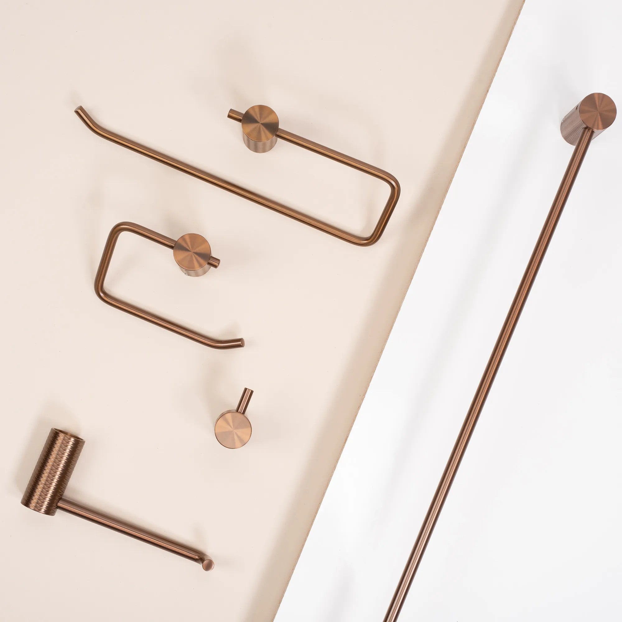 Fürdőszoba Fogas 9710 Prism Brush Copper 6