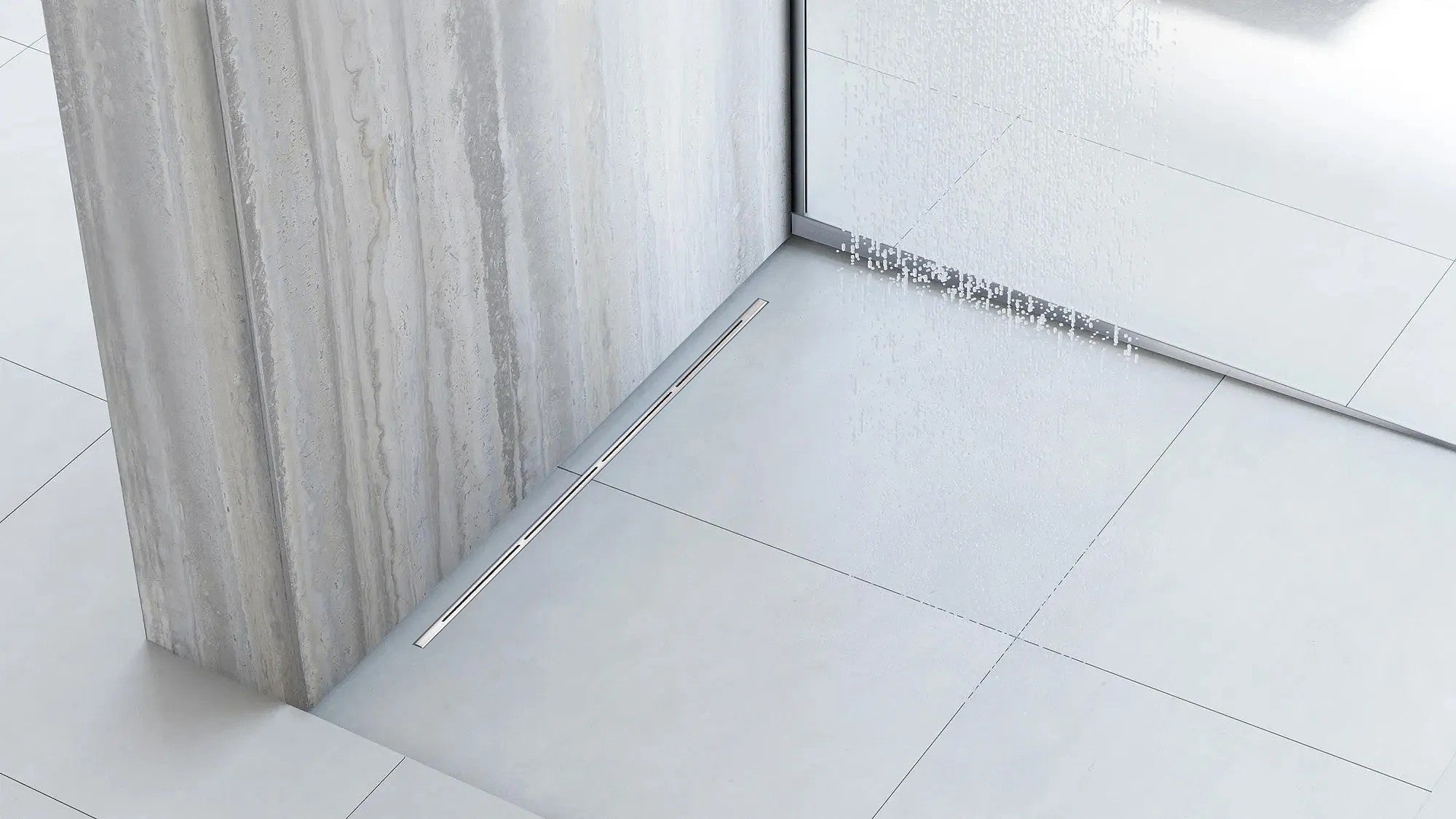 Lineáris Lefolyó Rea FILO Nickel Brush 70 6