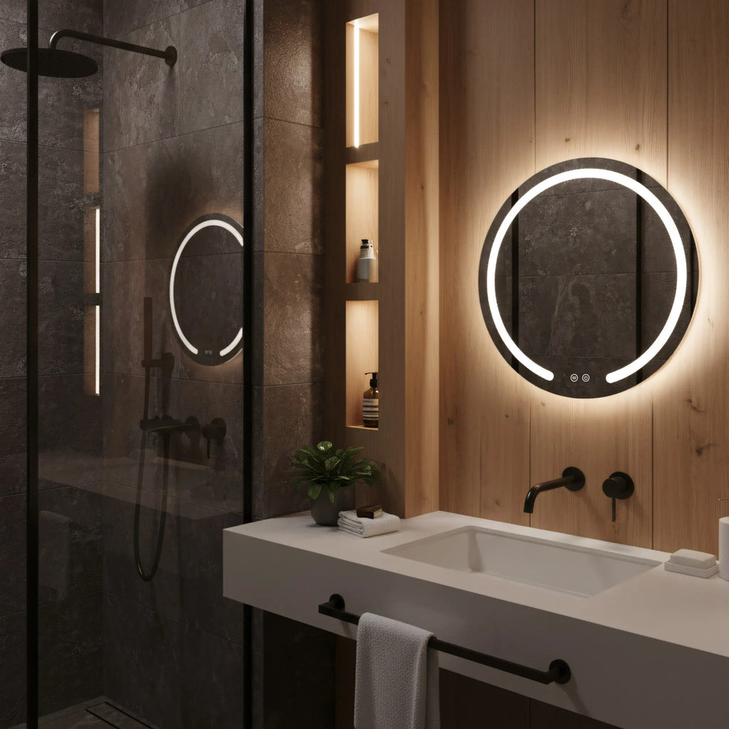 LED Tükör 60cm Modern 6