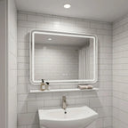LED Fali Tükör Polccal 80x60 Cm L-8060 6
