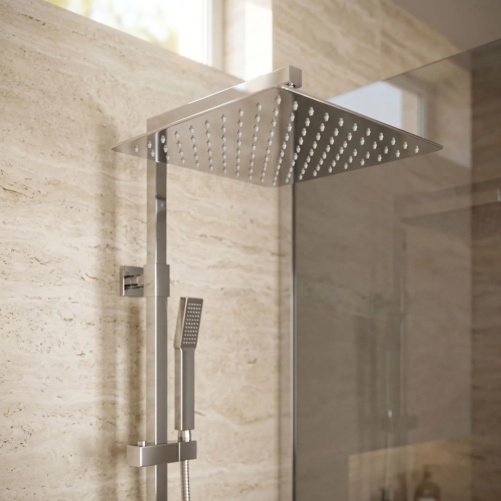 Négyzet Alakú Zuhanyfej REA JS-P015 30cm Chrome 6