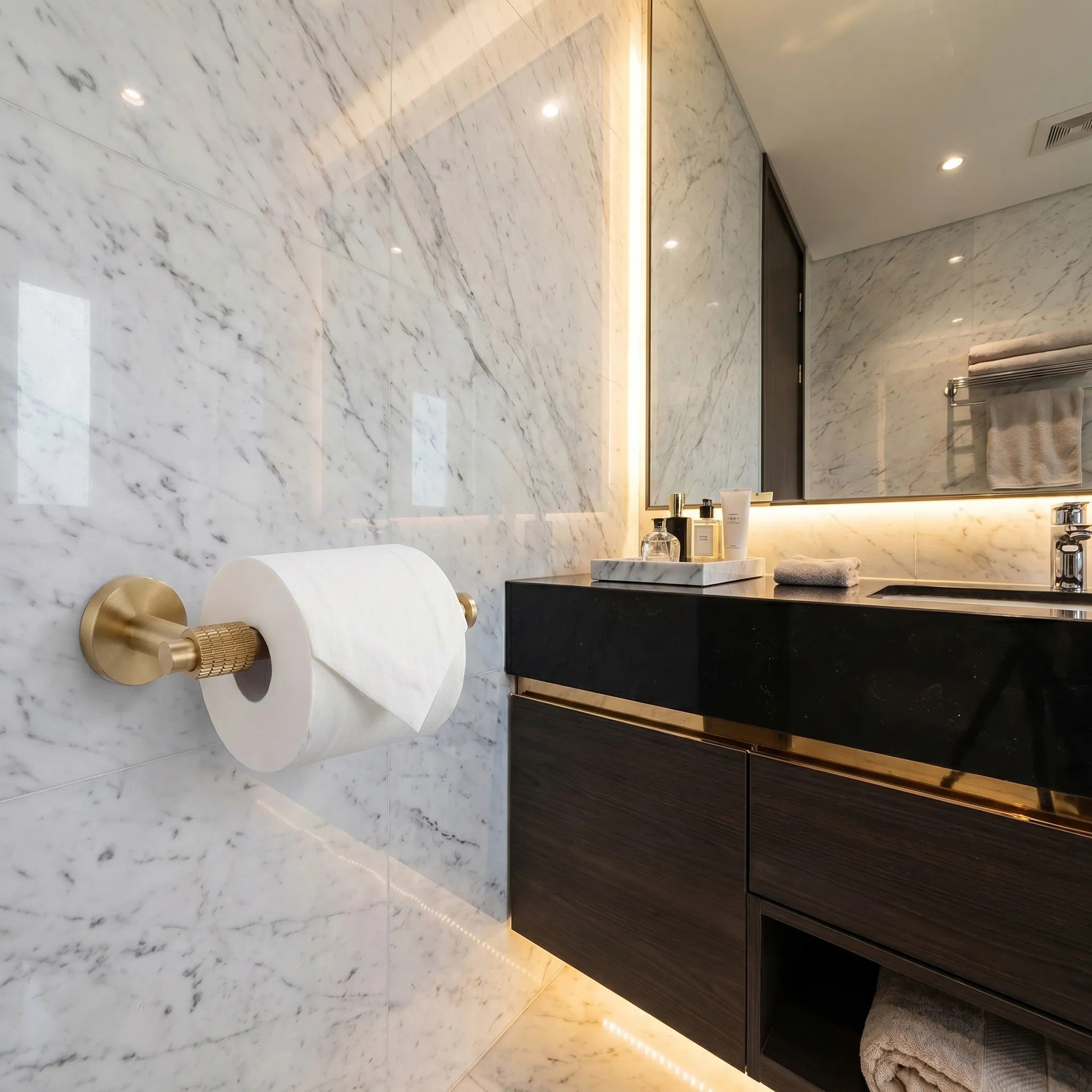 Falra Szerelhető Wc Papír Tartó 29105 Riwon Brush Gold 6