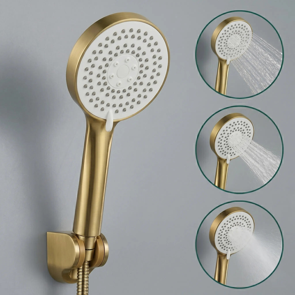 Rea JS-019 Brush Gold Zuhanyfej 6