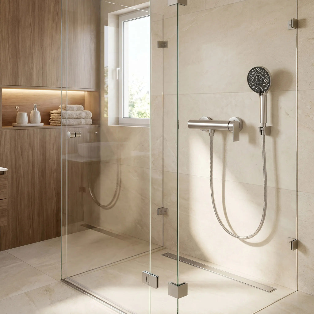 Zuhanycsaptelep Rea Hunter Brushed Nickel 6