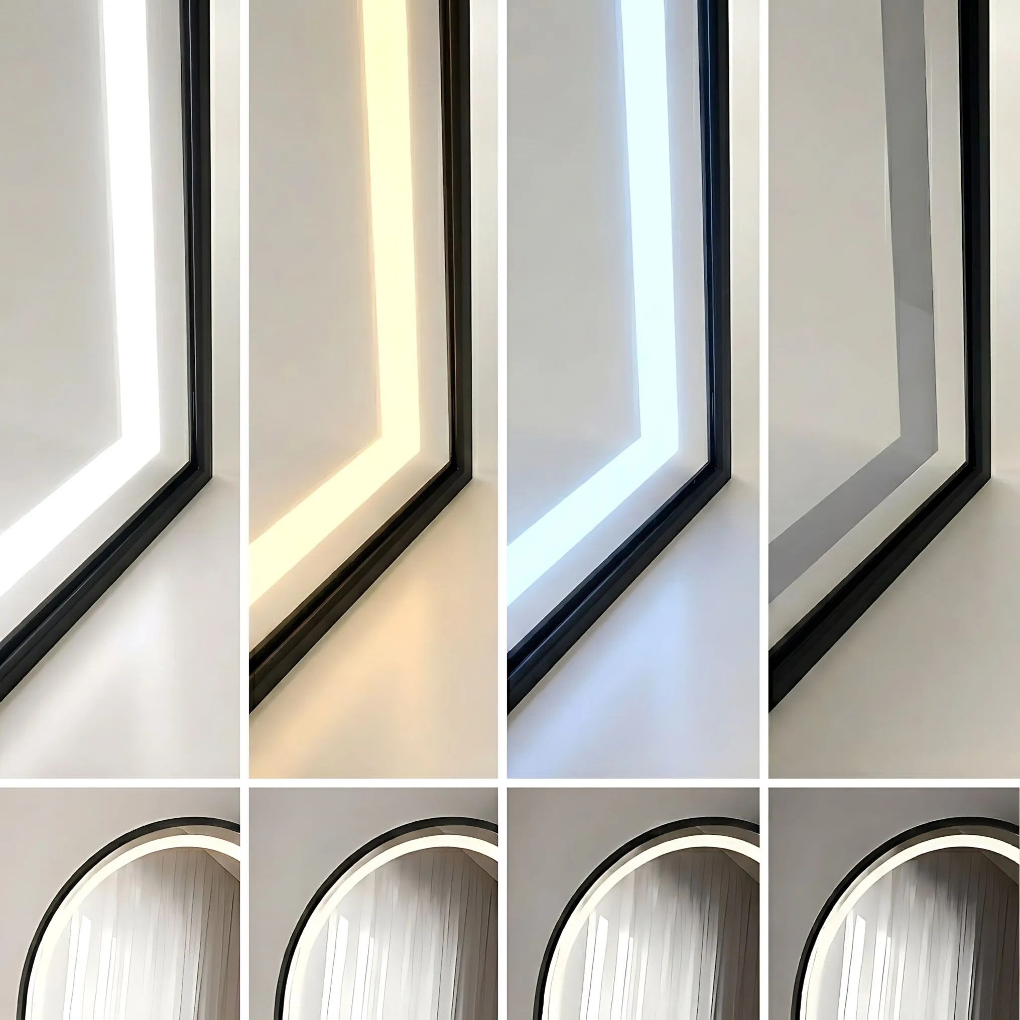 Tükör LED Orbit 50x160cm Black 6