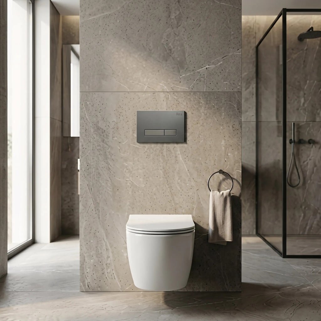 Beépíthető WC Tartókeret Szett Slim 024N HD Titan Nyomólappal 6
