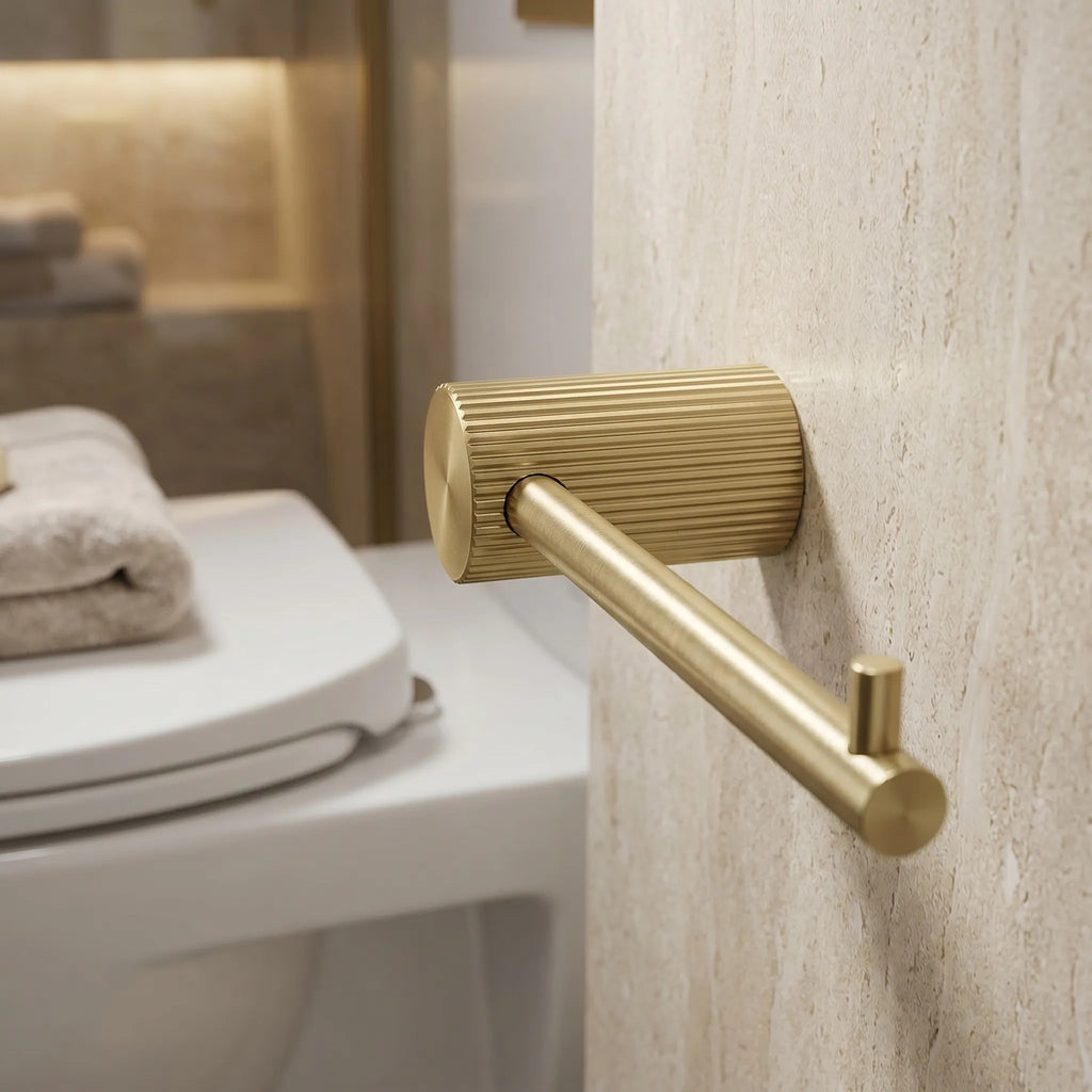 Falra Szerelhető Wc Papír Tartó 64105 SOLO Brush Gold 6
