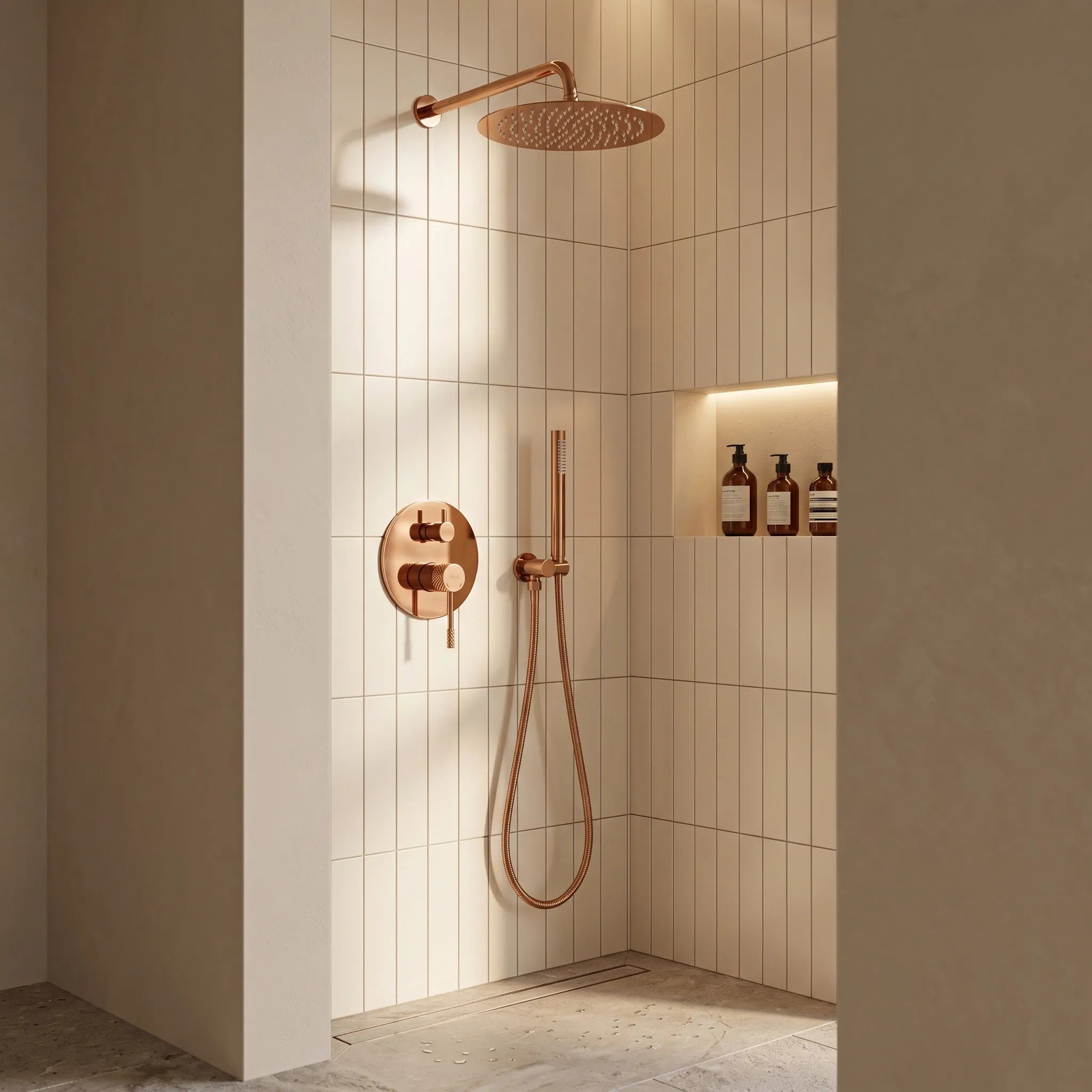 Zuhanyszett Rejtett Rea Venti Copper + Box 6