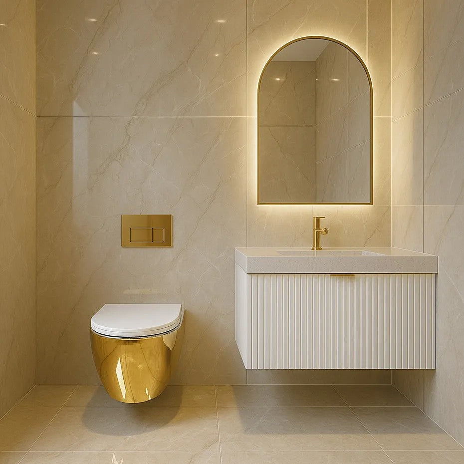 WC Csésze Rea Carlo Mini Tornado NF WHITE GOLD 6