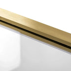 Falra Szerelhető Zuhanykabin REA Rapid Slide Brush Gold Ajtó: 150 Fal: 100 6