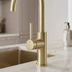 Konyhai Csaptelep REA Rivo Brush Gold 6