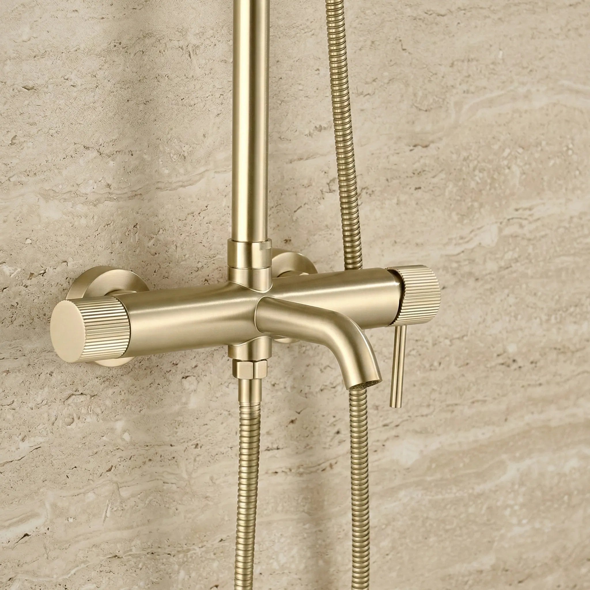 Zuhanyszett Rea Lungo Stripe Brush Gold 6