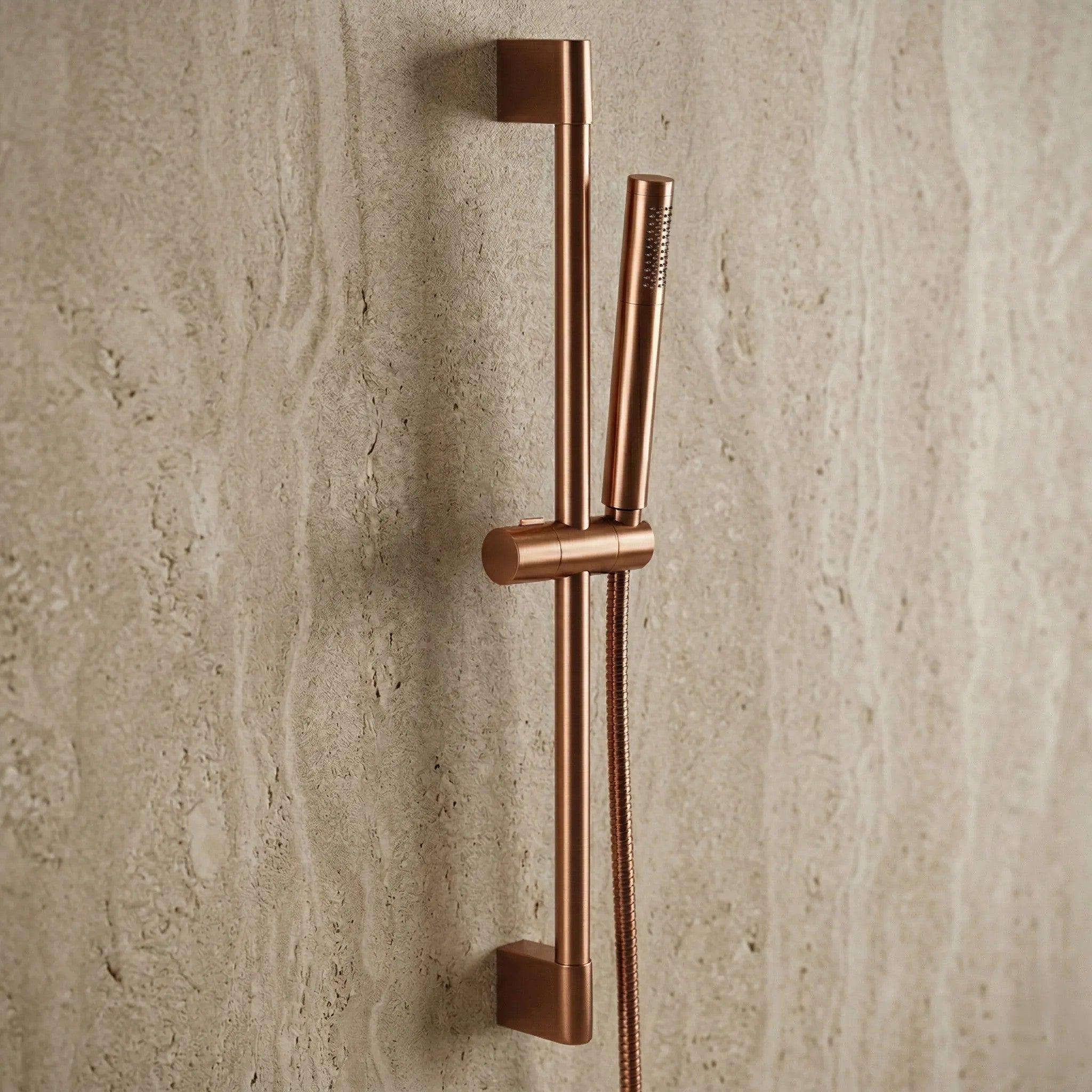 Zuhanyrózsa Tartó 01 Brush Copper 6